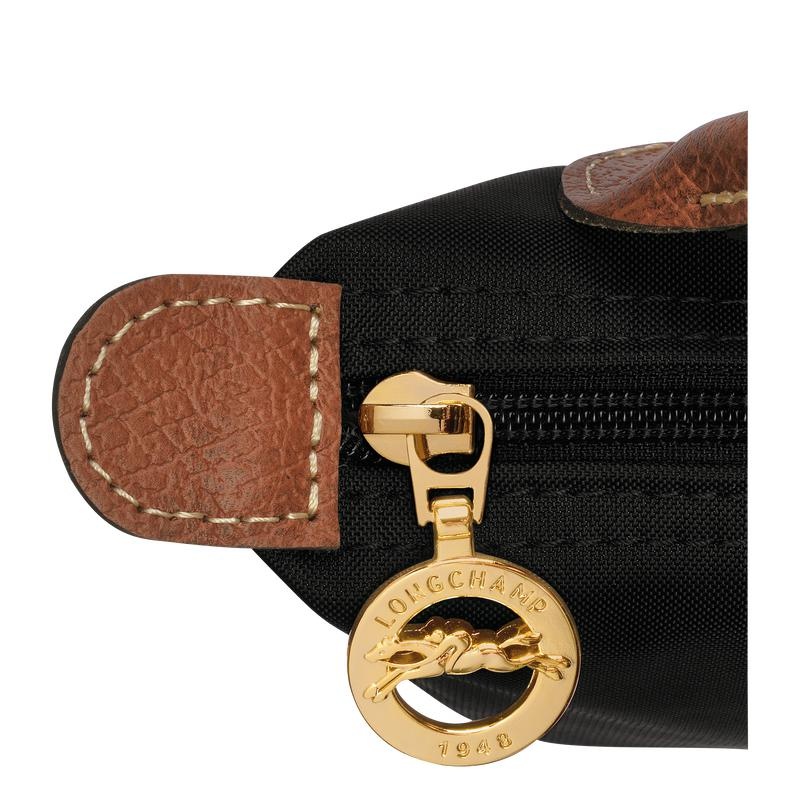 Black Women's Longchamp Le Pliage Original with handle Pouches | 15487-QXAT