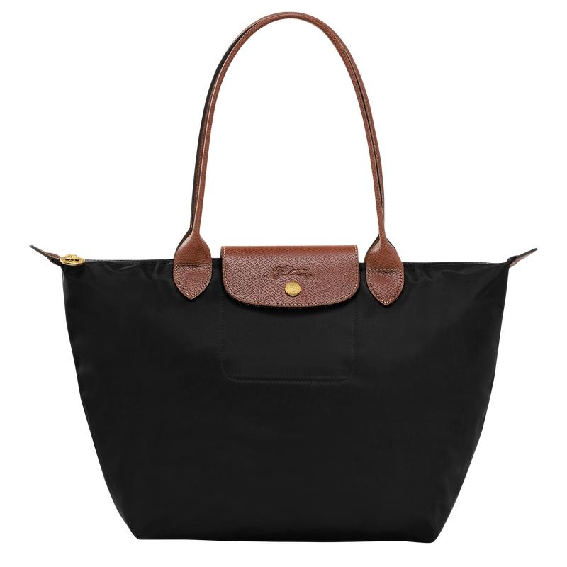 Black Women\'s Longchamp Le Pliage Original M Tote Bag | 63250-BKGH