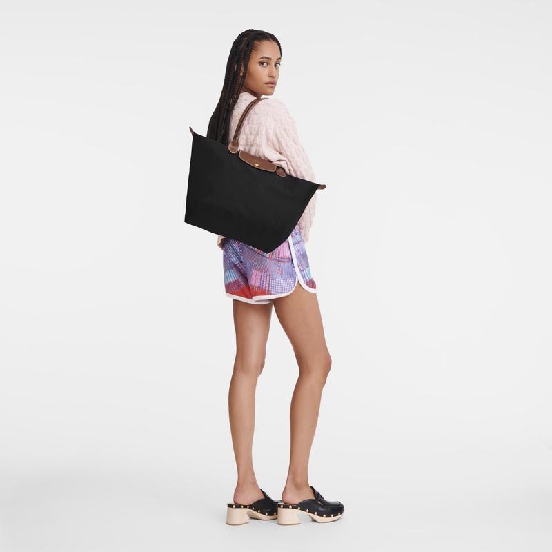 Black Women's Longchamp Le Pliage Original L Tote Bag | 42861-EYKF