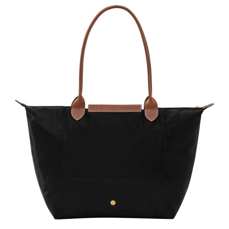 Black Women's Longchamp Le Pliage Original L Tote Bag | 42861-EYKF