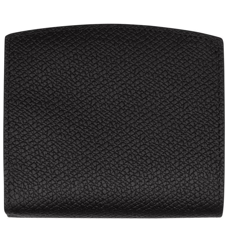 Black Women's Longchamp Roseau Wallets | 48925-HSTP