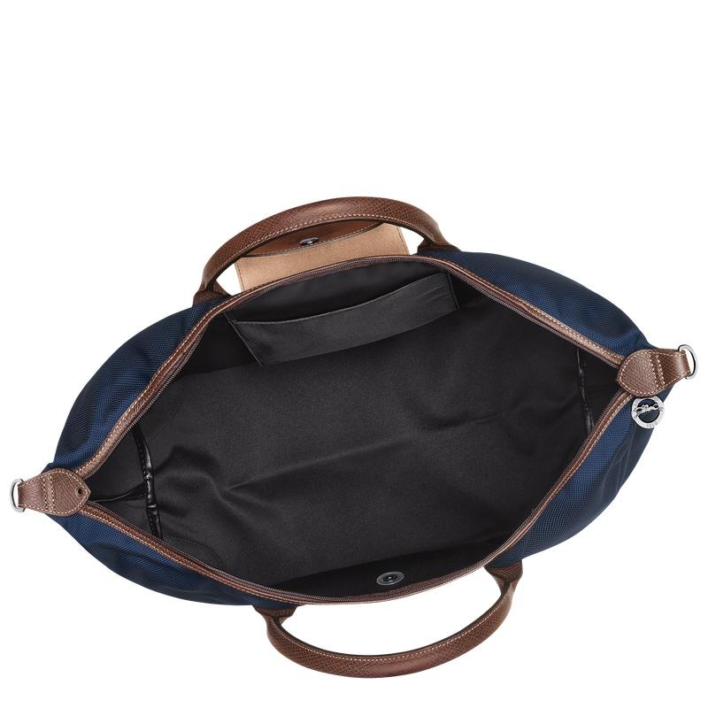 Blue Men's Longchamp Boxford S Travel Bags | 63918-VCOS