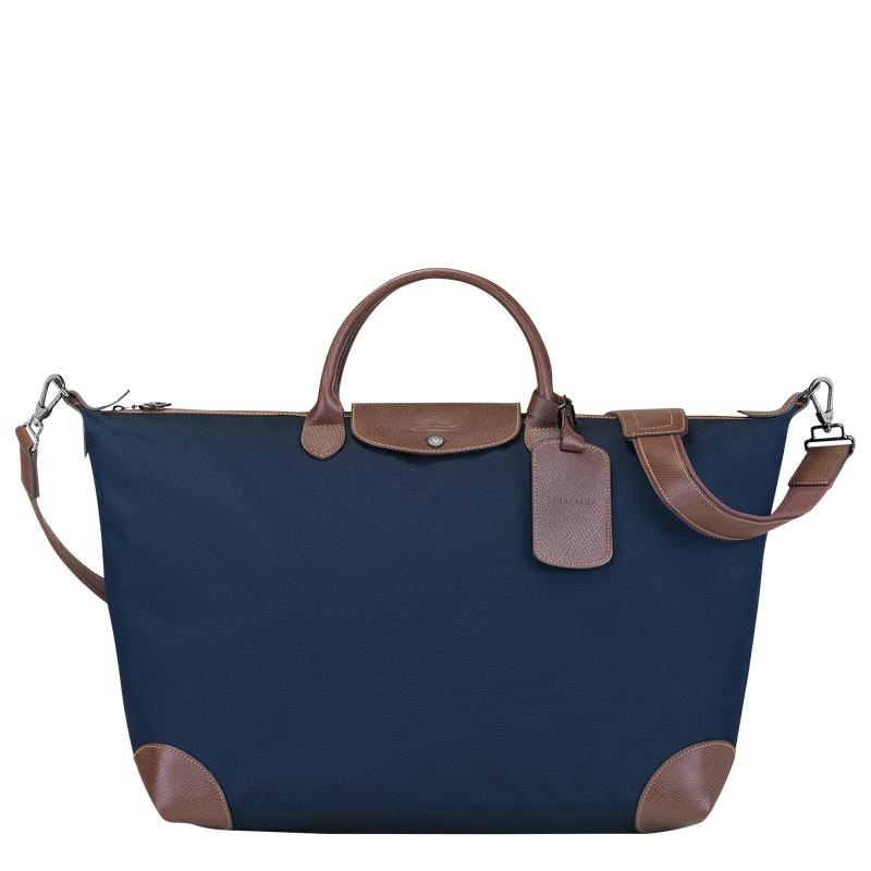Blue Men\'s Longchamp Boxford S Travel Bags | 63918-VCOS