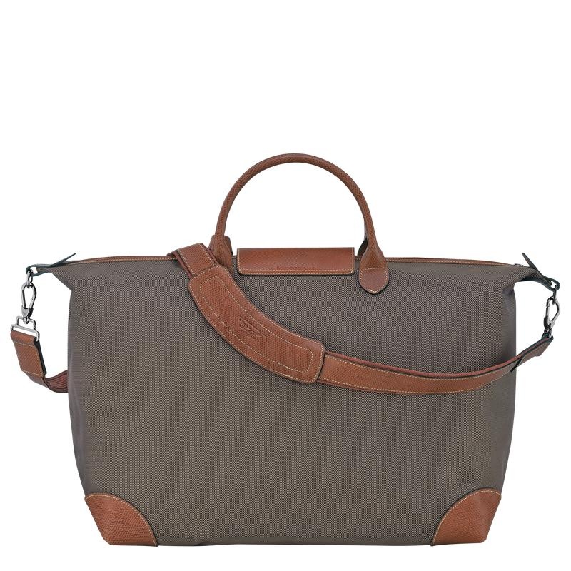 Brown Men's Longchamp Boxford S Travel Bags | 17429-SVGP