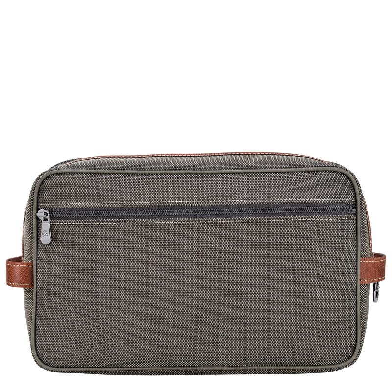 Brown Women's Longchamp Boxford Toiletry Bags | 57390-ASHN