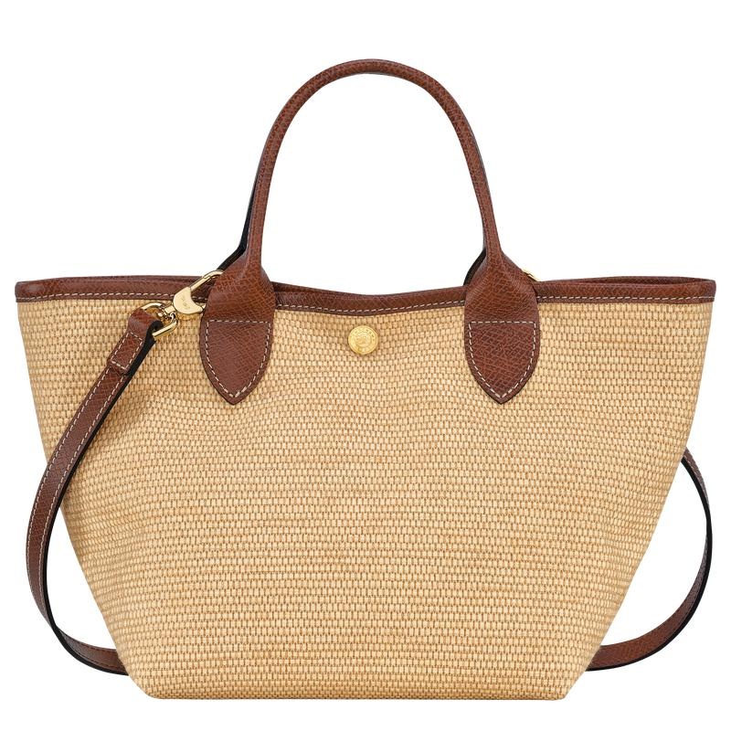 Brown Women's Longchamp Le Panier Pliage S Basket Bag | 83762-KBCN