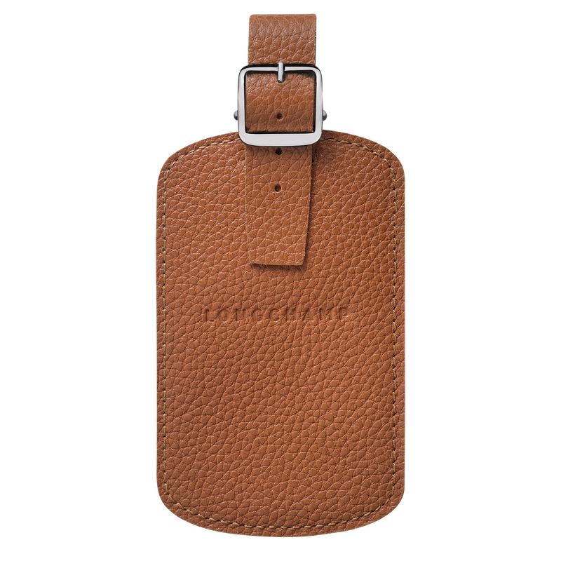 Caramel Brown Men\'s Longchamp Le Foulonné Luggage Tags | 06437-QIWD