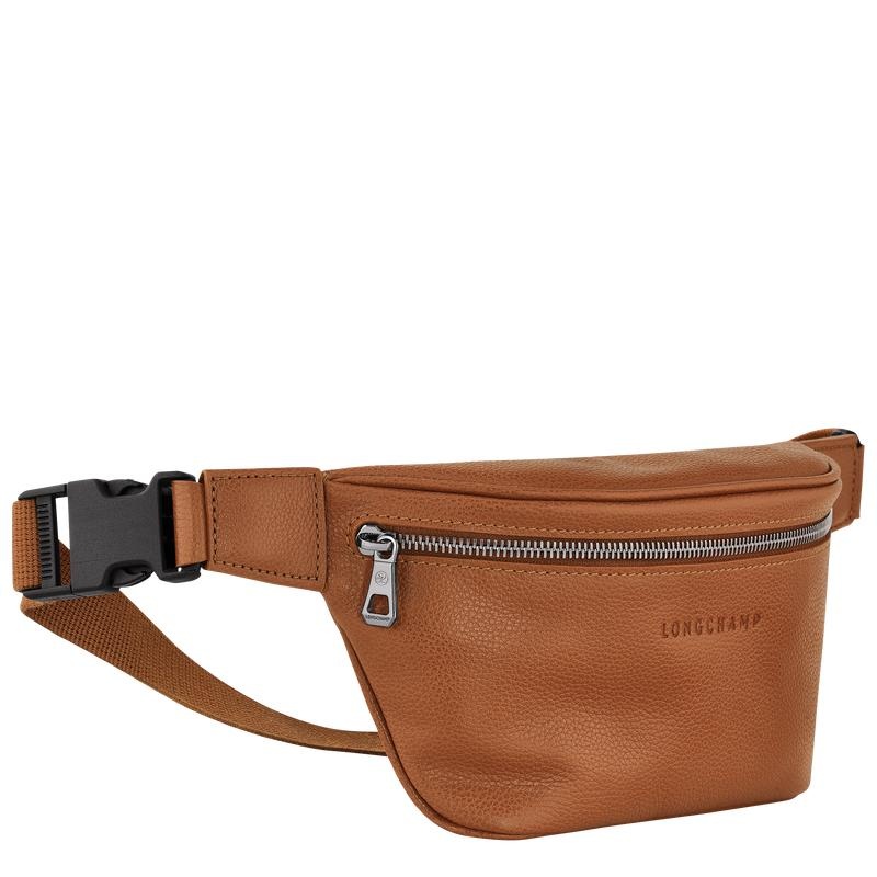 Caramel Brown Men's Longchamp Le Foulonné M Belt Bags | 05426-COAD