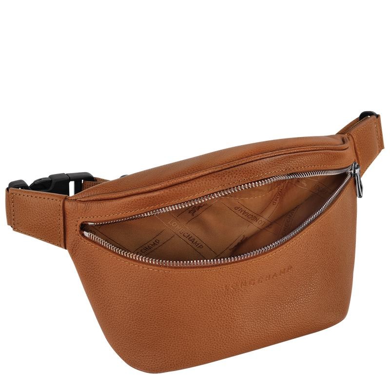 Caramel Brown Men's Longchamp Le Foulonné M Belt Bags | 05426-COAD
