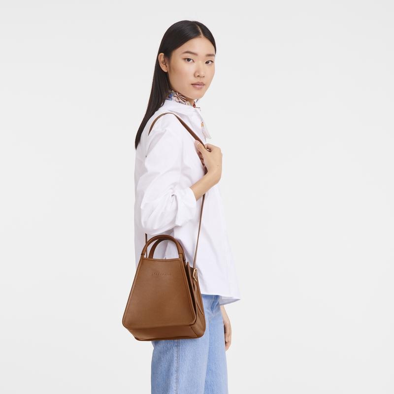 Caramel Brown Women's Longchamp Le Foulonné S Handbags | 12539-HEKS