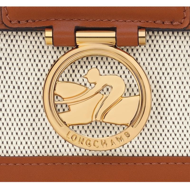 Cognac Brown Women's Longchamp Box-Trot M Crossbody Bags | 59706-ILNZ