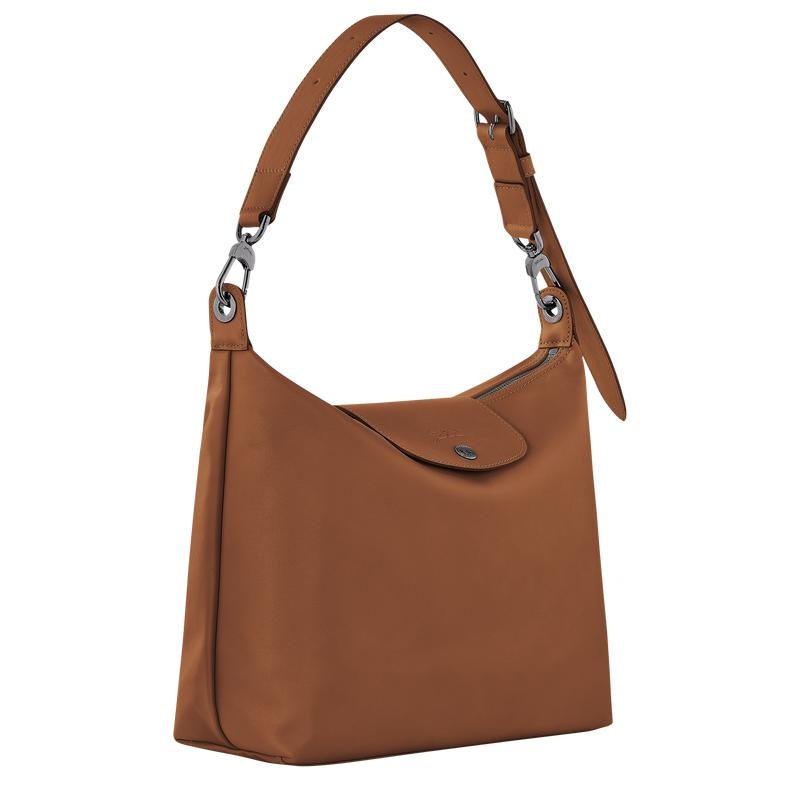 Cognac Brown Women's Longchamp Le Pliage Xtra M Hobo Bags | 46385-PZIB