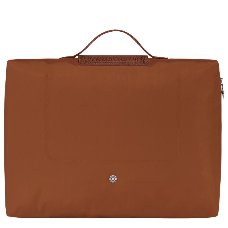 Cognac Brown Women's Longchamp Le Pliage Green S Briefcase | 41267-ZTAV