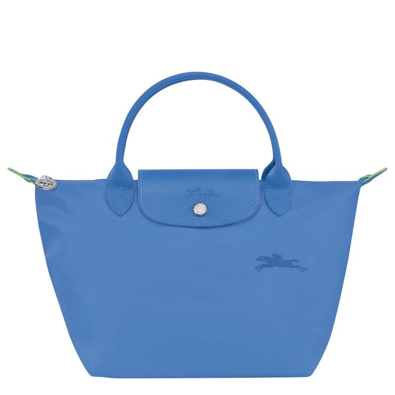 Cornflower Blue Women\'s Longchamp Le Pliage Green S Handbags | 84302-VDXM