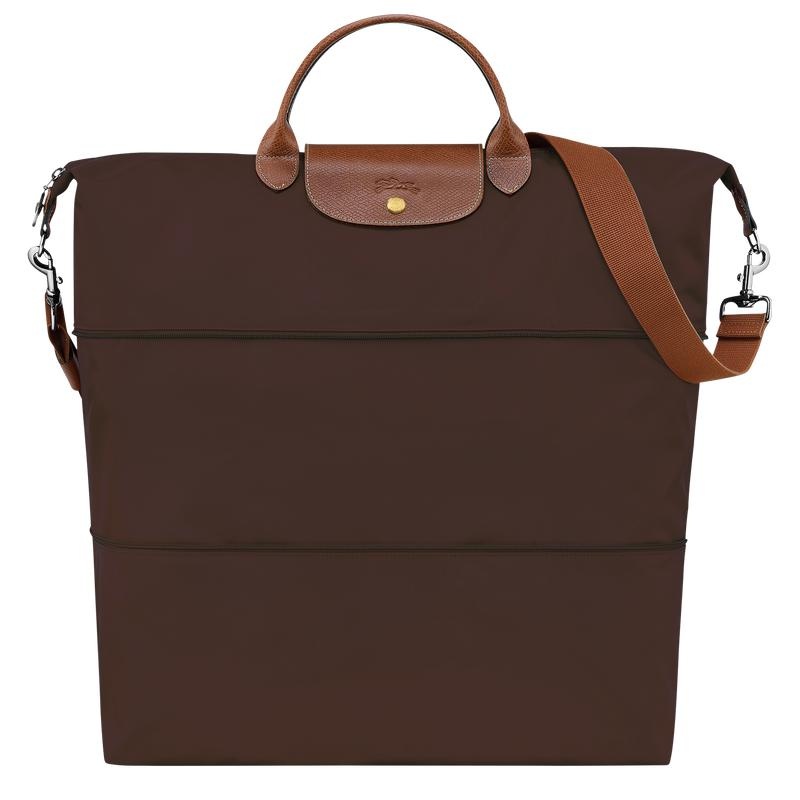 Ebony Brown Men\'s Longchamp Le Pliage Original expandable Travel Bags | 26178-INSZ