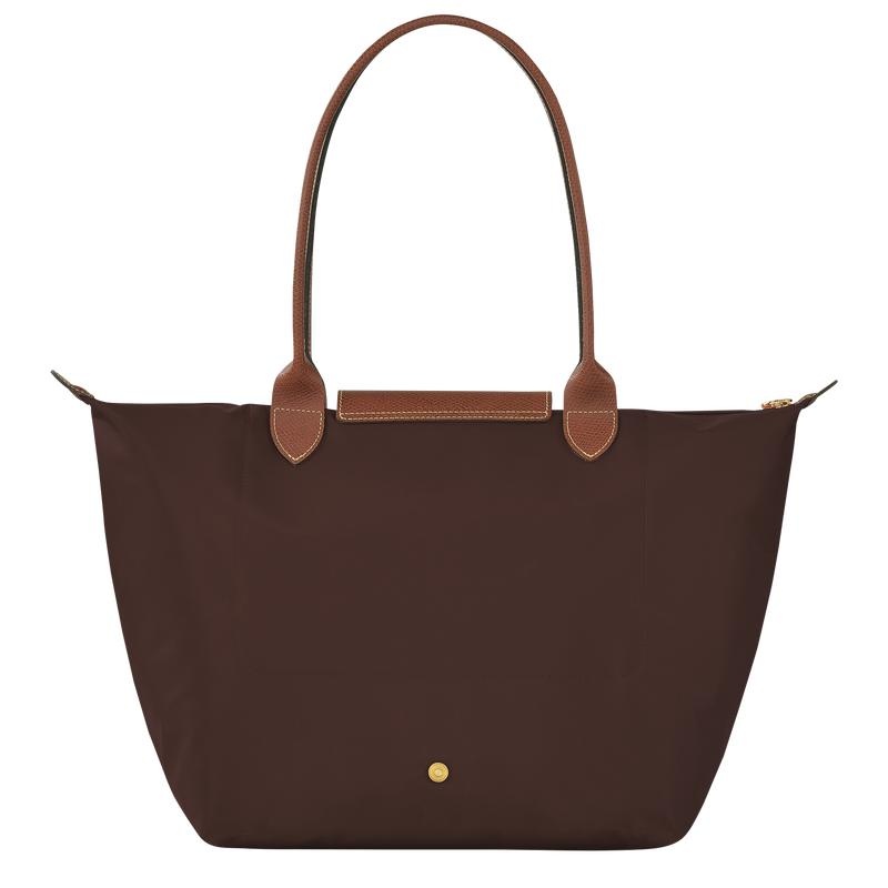 Ebony Brown Women's Longchamp Le Pliage Original L Tote Bag | 31845-FBYA