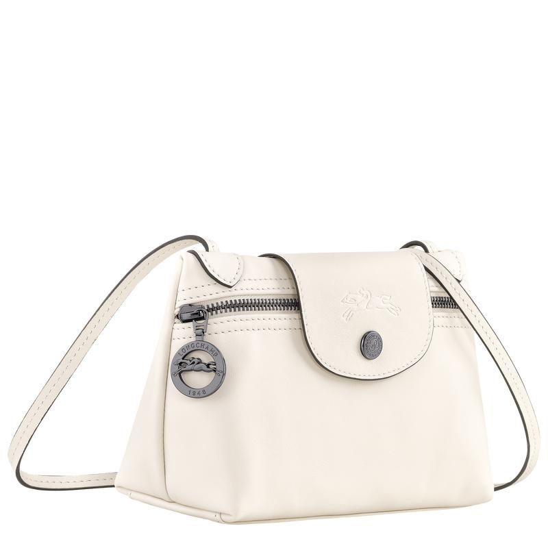 Ecru White Women's Longchamp Le Pliage Xtra XS Crossbody Bags | 59617-DCHB