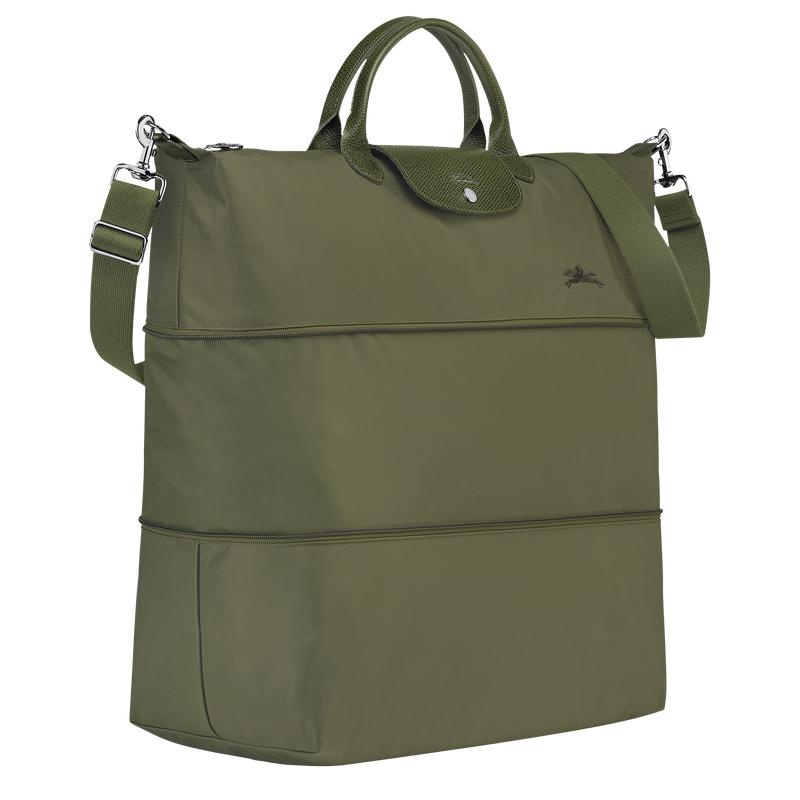 Forest Green Men's Longchamp Le Pliage Green expandable Travel Bags | 83920-MODC