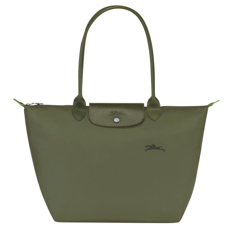 Forest Green Women\'s Longchamp Le Pliage Green L Tote Bag | 64150-CAYW