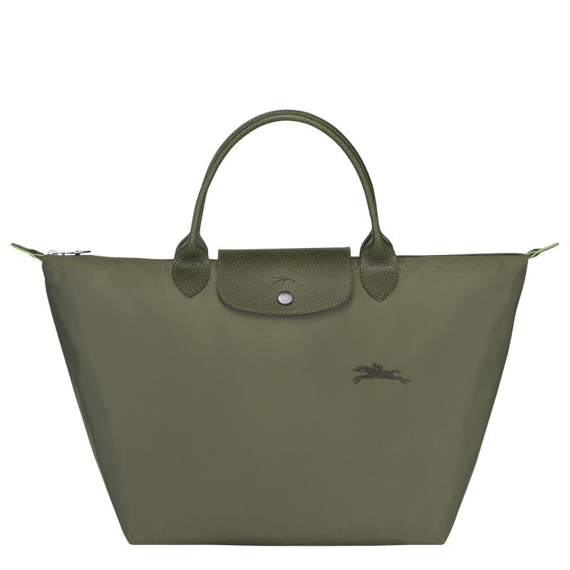 Forest Green Women\'s Longchamp Le Pliage Green M Handbags | 40179-SDQX