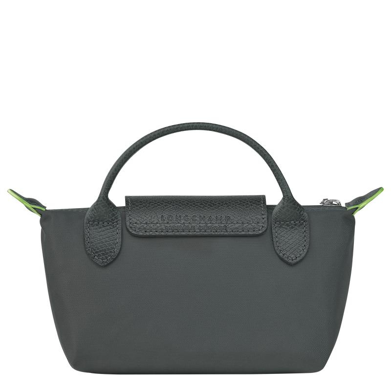 Graphite Grey Men's Longchamp Le Pliage Green with handle Pouches | 96302-ZNWB