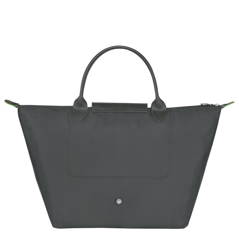 Graphite Grey Women's Longchamp Le Pliage Green M Handbags | 71423-FLNV