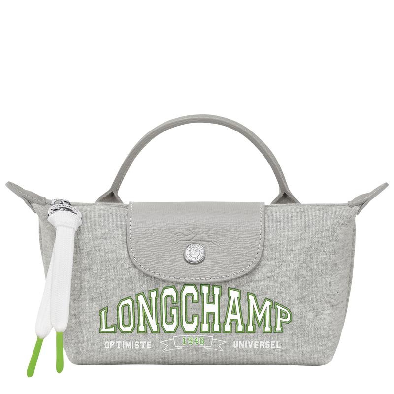 Grey Men\'s Longchamp Le Pliage Collection Pouches | 18594-IKPE