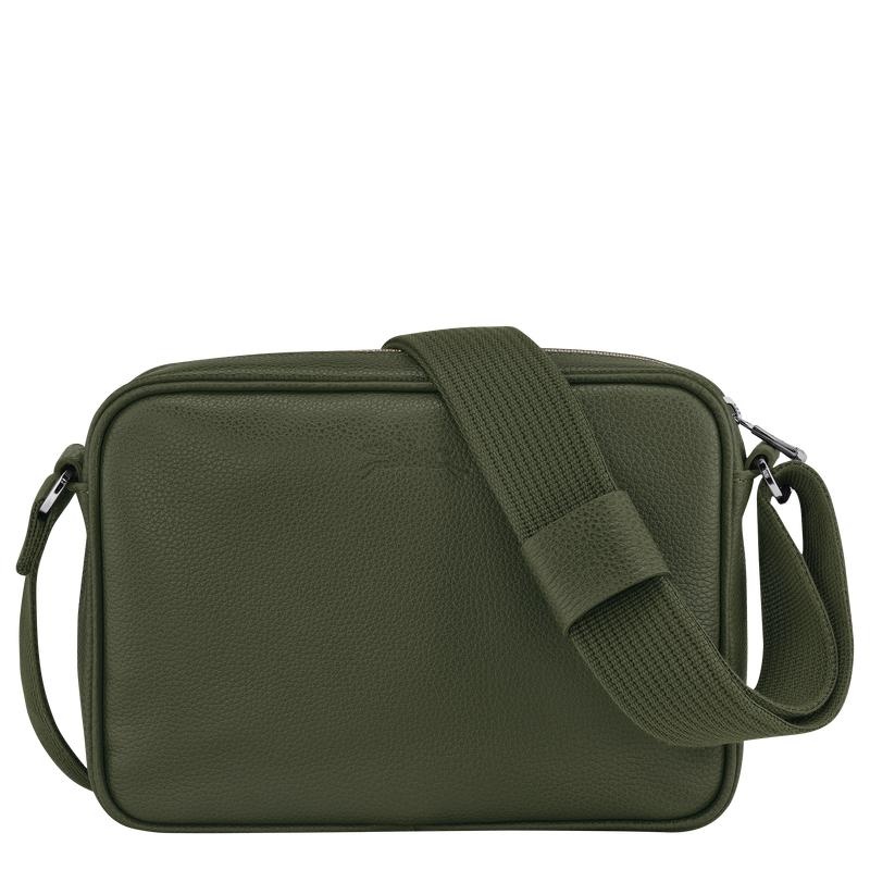 Khaki Men's Longchamp Le Foulonné S Camera Bag | 76940-YPXG