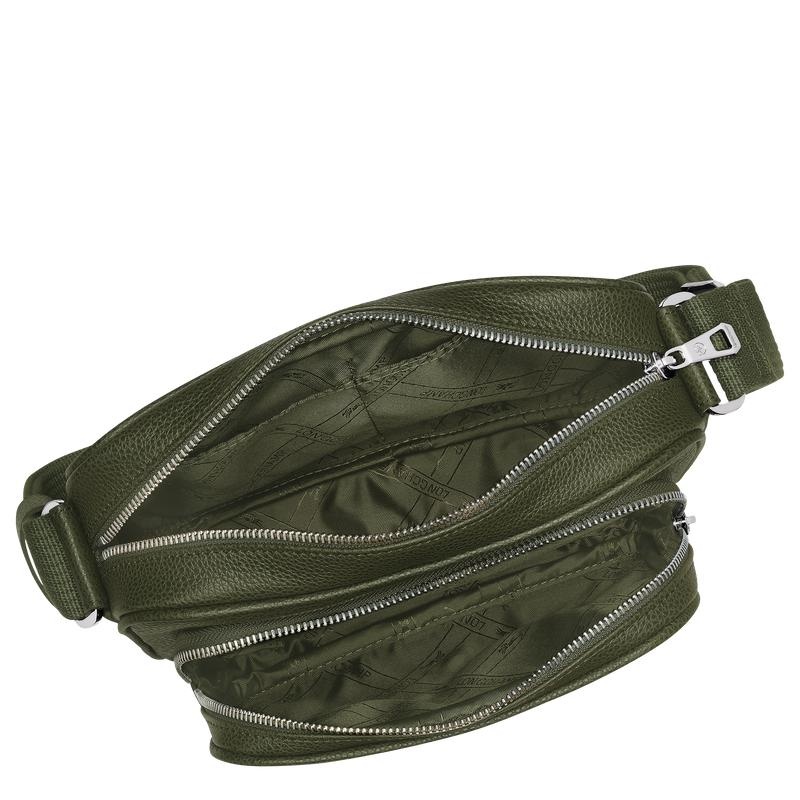 Khaki Men's Longchamp Le Foulonné S Camera Bag | 76940-YPXG