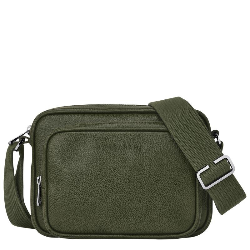 Khaki Men\'s Longchamp Le Foulonné S Camera Bag | 76940-YPXG