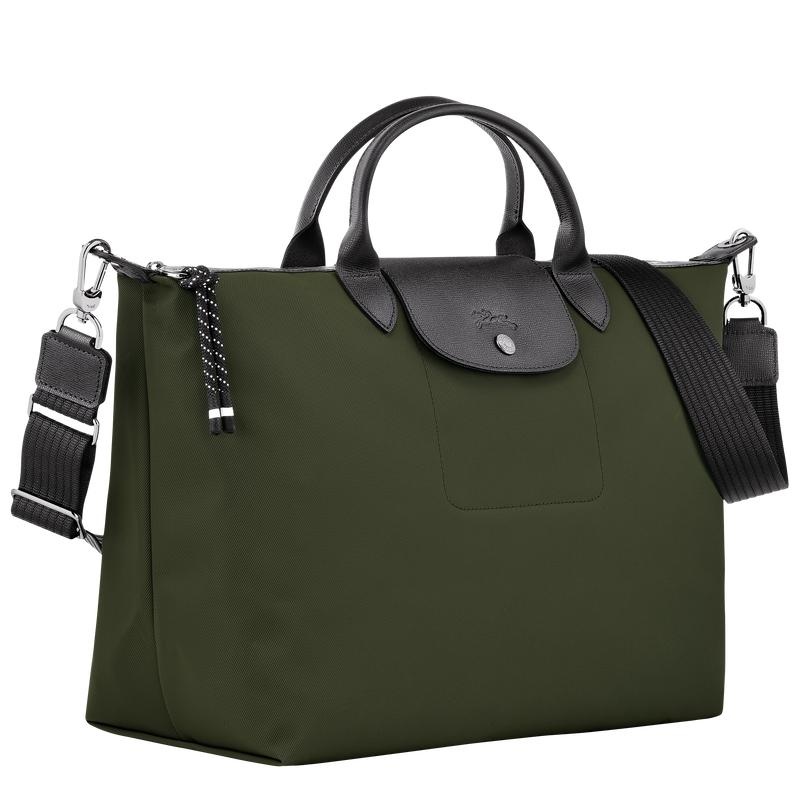 Khaki Men's Longchamp Le Pliage Energy XL Handbags | 53748-TGWX