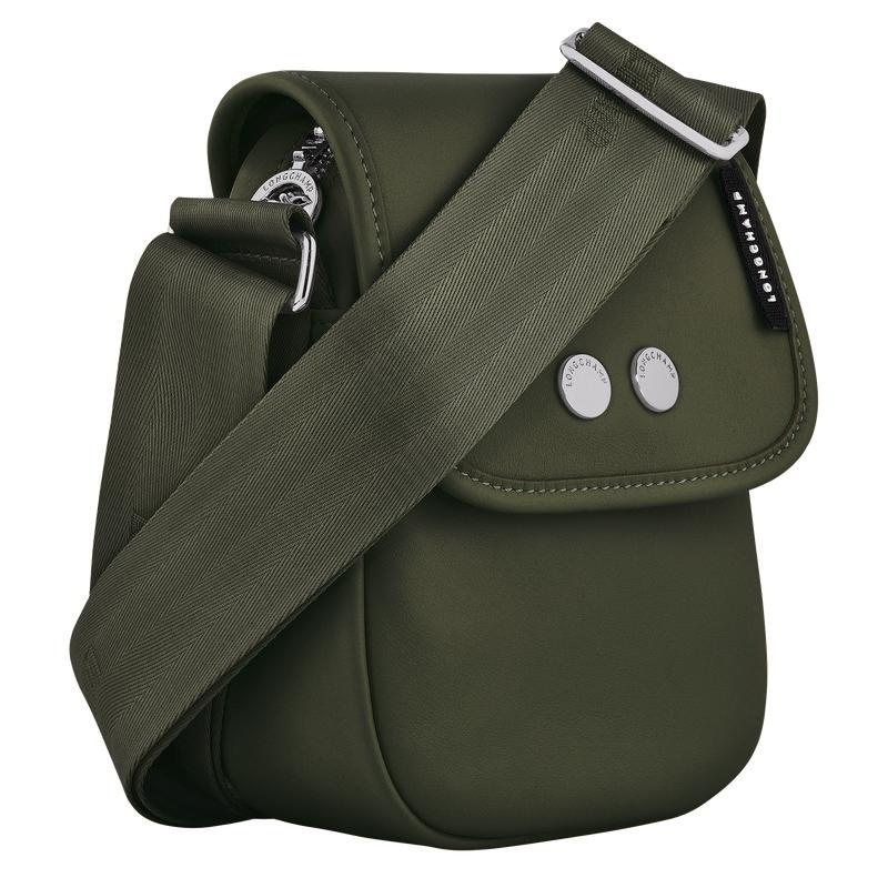 Khaki Women's Longchamp Très Paris XS Clutch Bag | 43795-EZHW