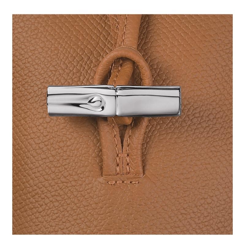 Natural Brown Men's Longchamp Roseau with lace Phone Case | 05387-KHGV