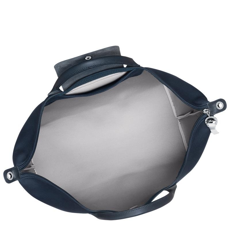 Navy Men's Longchamp Le Pliage Collection Travel Bags | 49625-QIJN