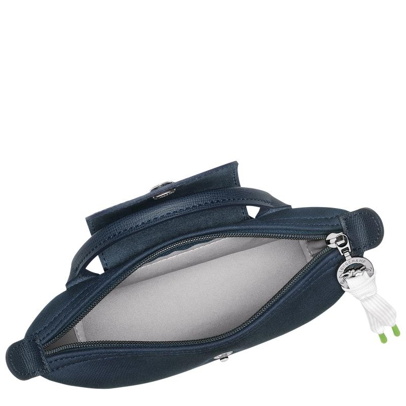 Navy Men's Longchamp Le Pliage Collection Pouches | 32945-BTIP