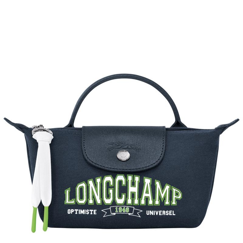 Navy Men\'s Longchamp Le Pliage Collection Pouches | 32945-BTIP
