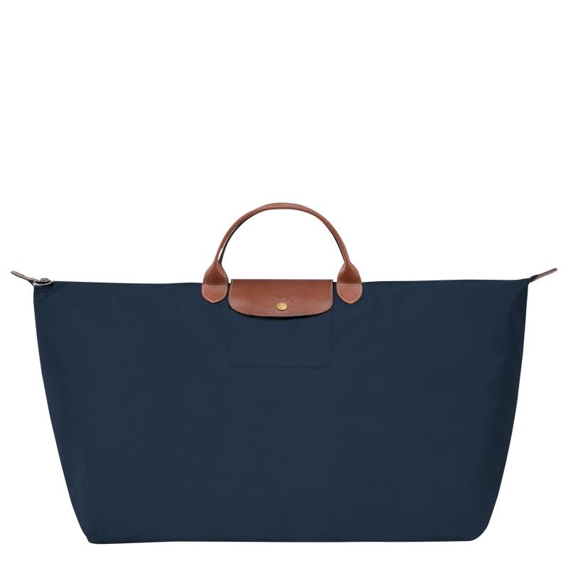 Navy Men\'s Longchamp Le Pliage Original M Travel Bags | 83269-CBUA