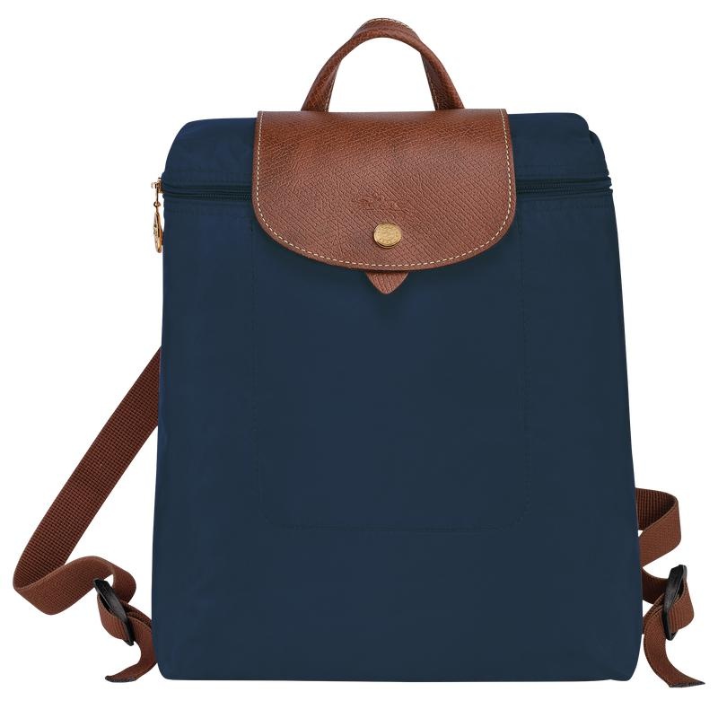 Navy Men\'s Longchamp Le Pliage Original M Backpacks | 31642-ESPW