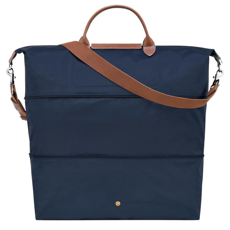Navy Men's Longchamp Le Pliage Original expandable Travel Bags | 07634-ZERS