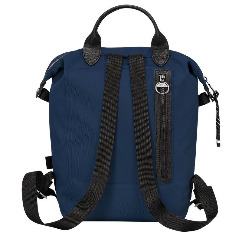 Navy Women's Longchamp Le Pliage Energy L Backpacks | 14657-OHVS