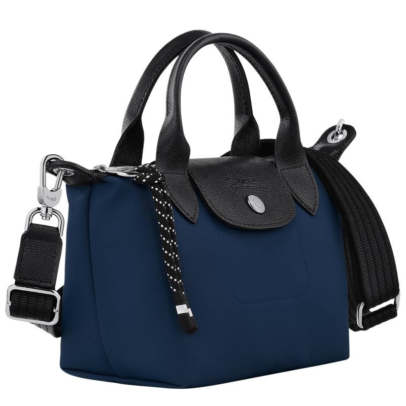 Navy Women's Longchamp Le Pliage Energy XS Handbags | 30572-CSWZ