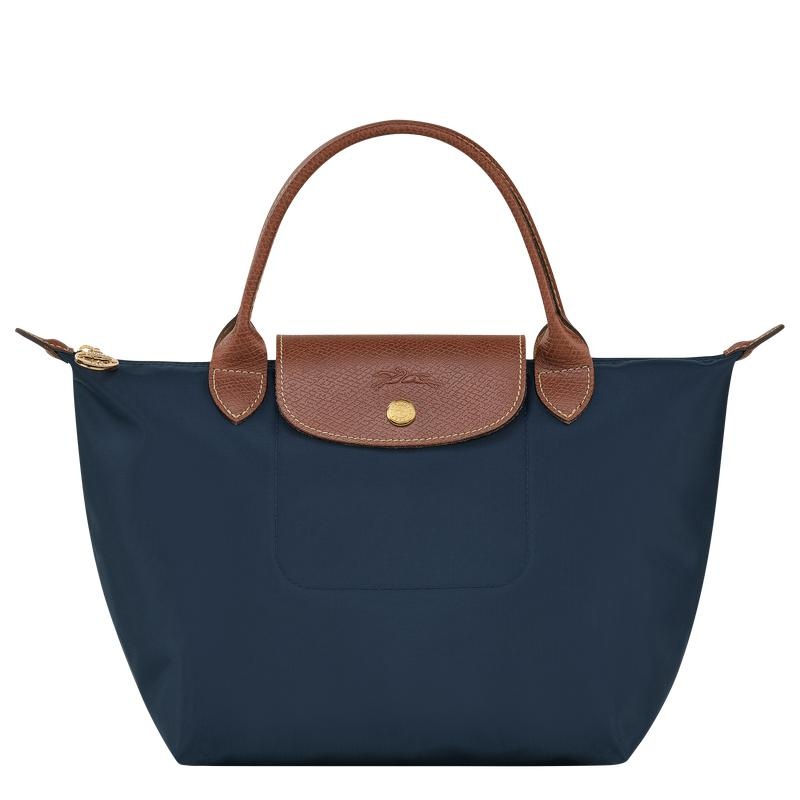 Navy Women\'s Longchamp Le Pliage Original S Handbags | 74052-AFHG