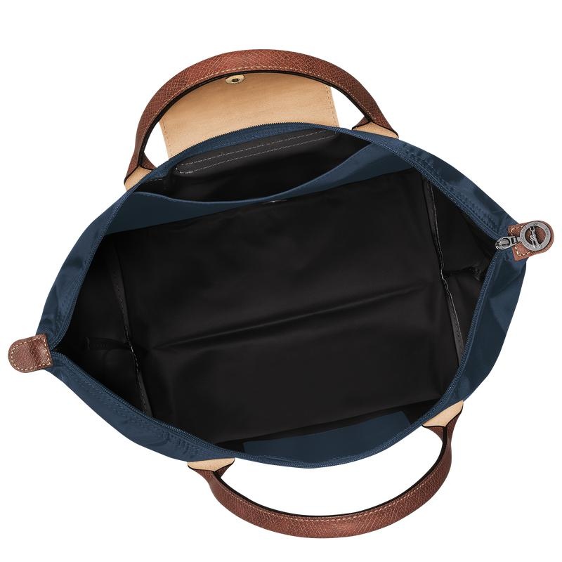Navy Women's Longchamp Le Pliage Original M Handbags | 40782-PSNQ