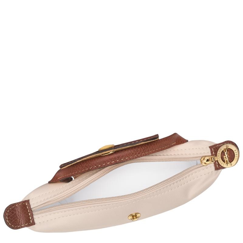 Paper White Men's Longchamp Le Pliage Original with handle Pouches | 25681-NVMG