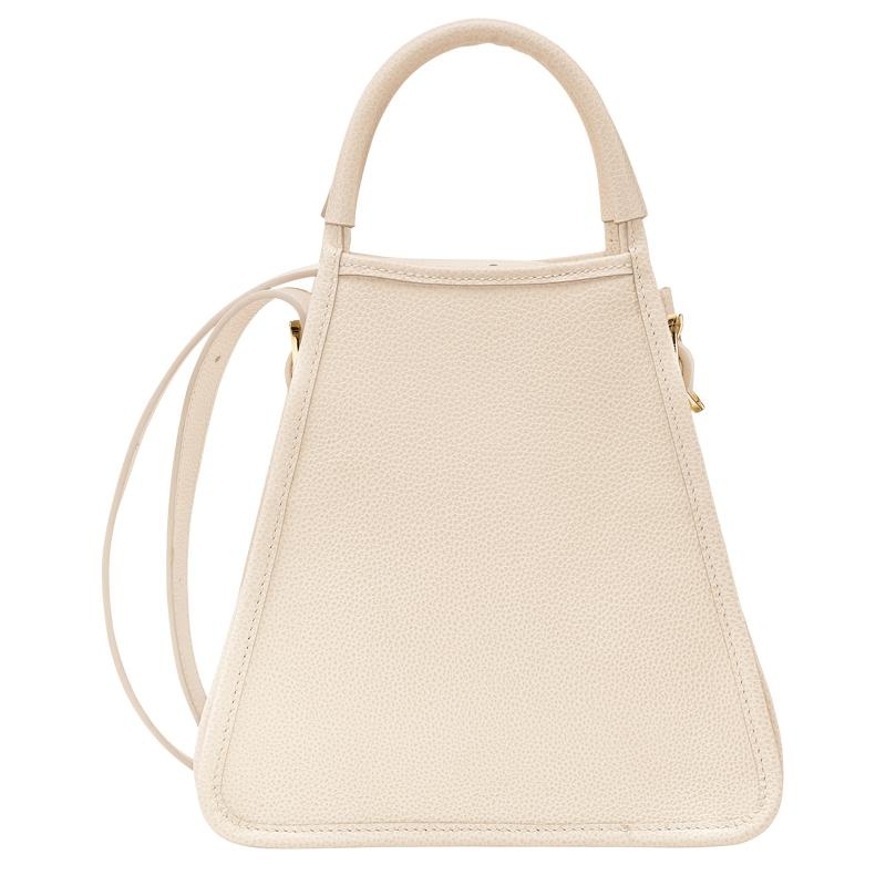 Paper White Women's Longchamp Le Foulonné S Handbags | 63415-SGZB