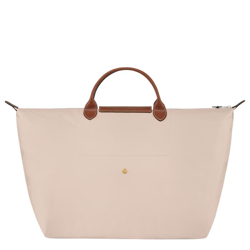 Paper White Women's Longchamp Le Pliage Original S Travel Bags | 91604-HQBM