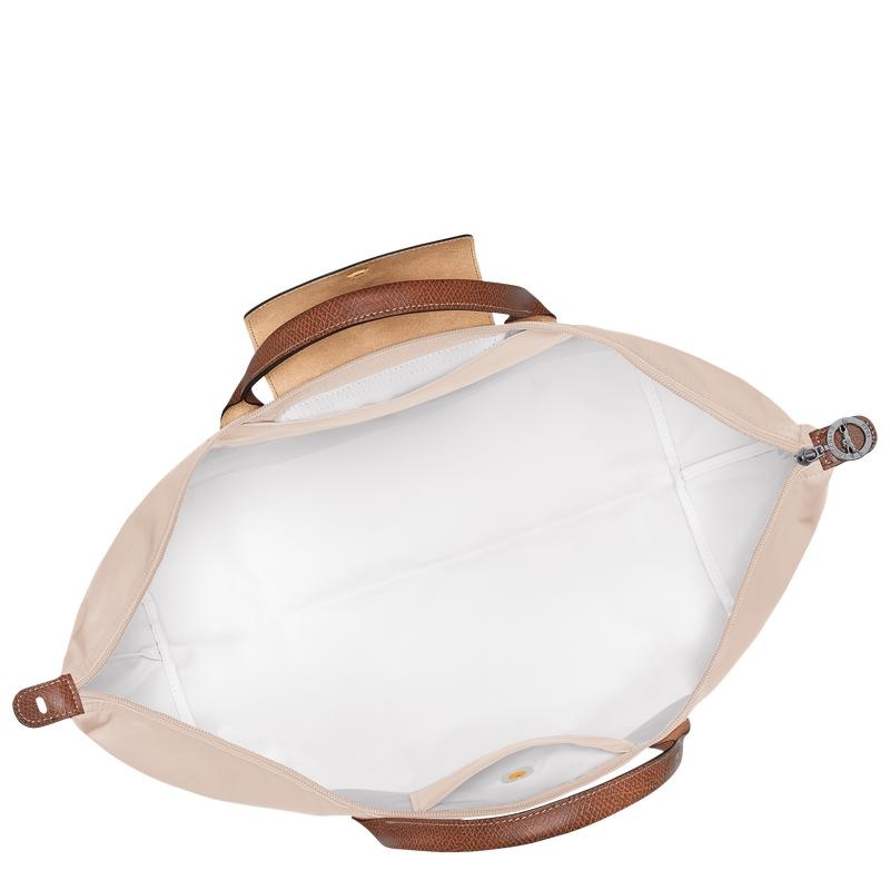 Paper White Women's Longchamp Le Pliage Original S Travel Bags | 91604-HQBM