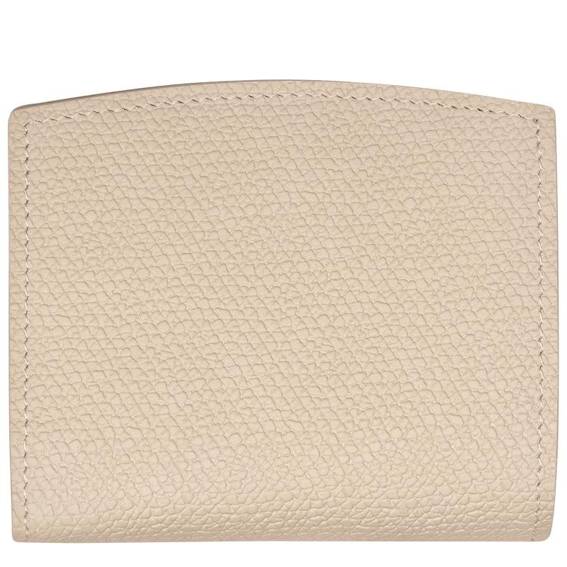 Paper White Women's Longchamp Roseau Wallets | 62701-BHCY