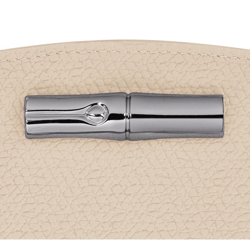 Paper White Women's Longchamp Roseau Wallets | 62701-BHCY