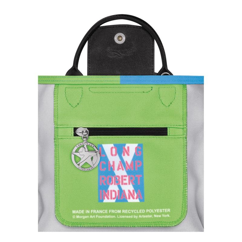 Pink Women's Longchamp x Robert Indiana XS Crossbody Bags | 60198-MHKI